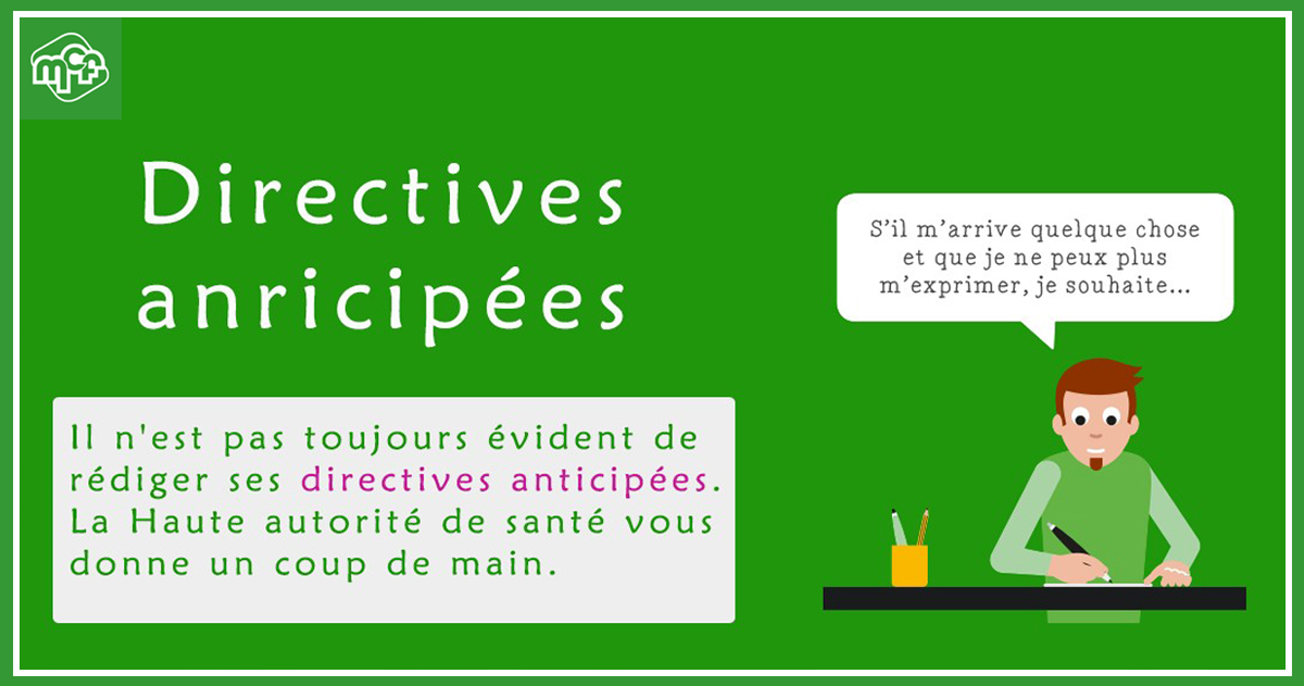 Des outils pour faciliter la rédaction des directives anticipées